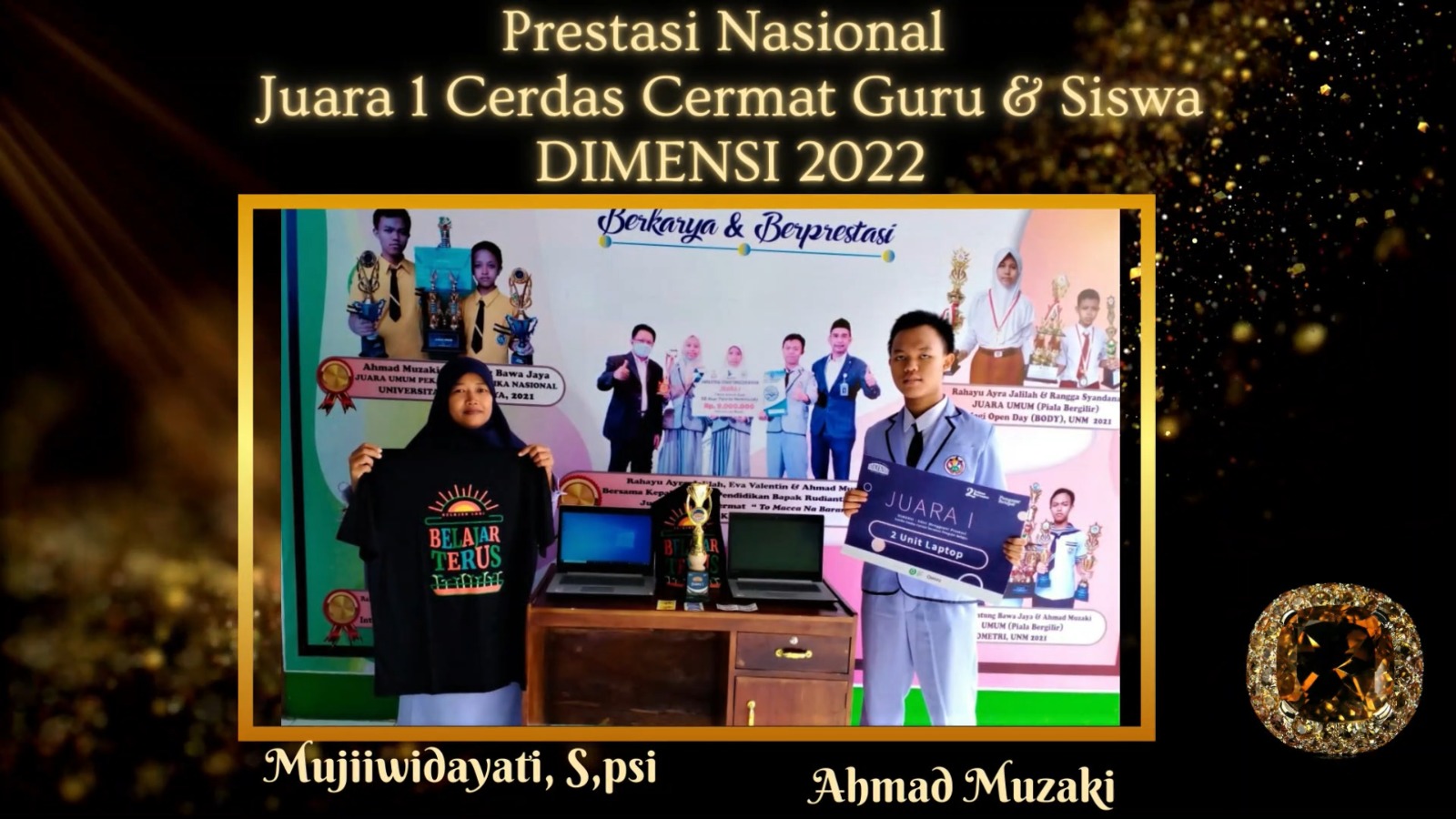 Juara 1 Cerdas Cermat Guru dan Siswa. DIMENSI 2022